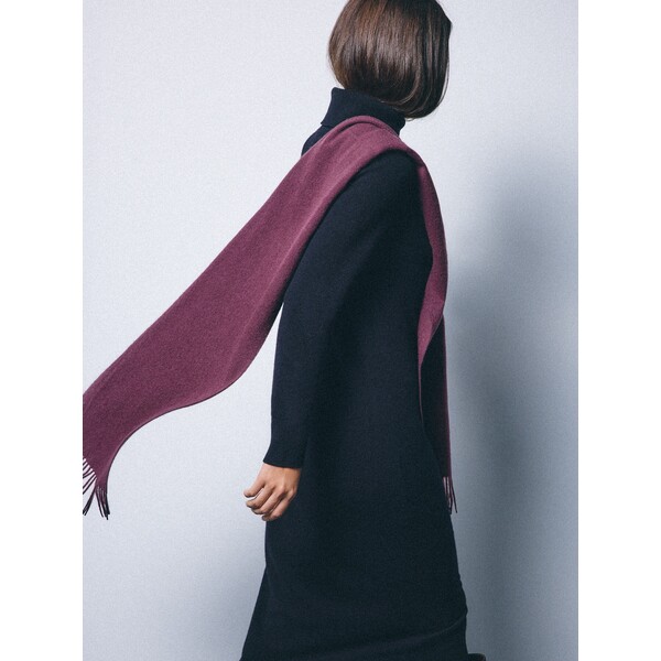 Mohito Wełniany bordowy szalik 196HF-83X