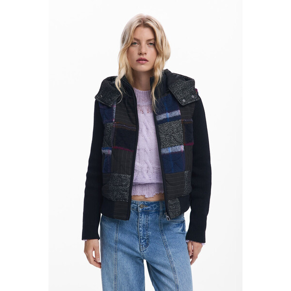Desigual Odłączana pikowana kurtka 25WWEW652000