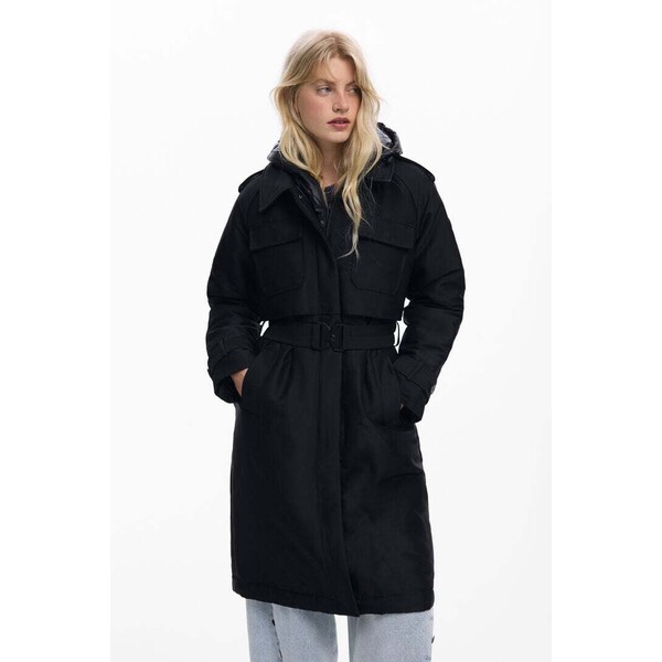 Desigual Hybrydowy pikowany płaszcz 25WWEWXE2000