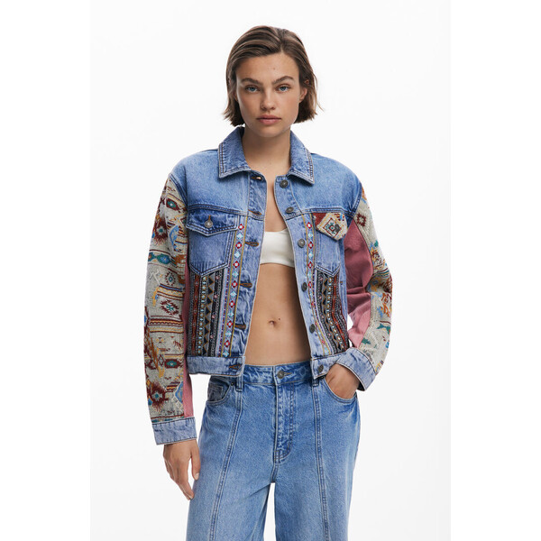 Desigual Boho kurtka jeansowa 25WWED105053