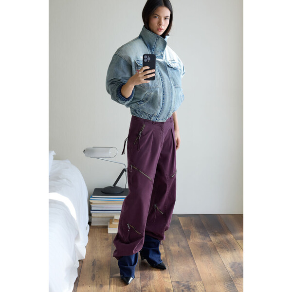 Desigual Odwracalna kurtka trucker 25WWEDX65053