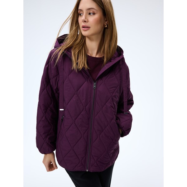 Mohito Fioletowa kurtka z kapturem 027GI-49X