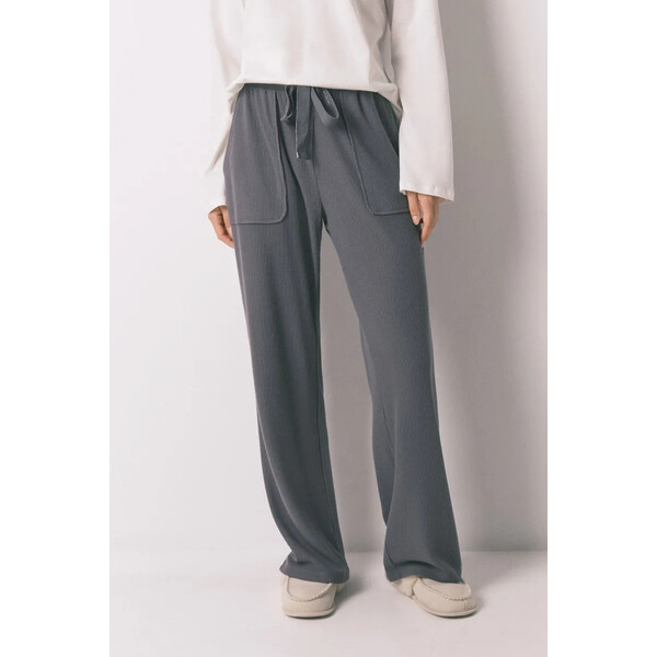 women'secret spodnie piżamowe  damska kolor szary 3702296
