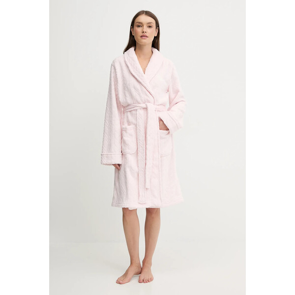 Lauren Ralph Lauren szlafrok  kolor różowy ILN42455F