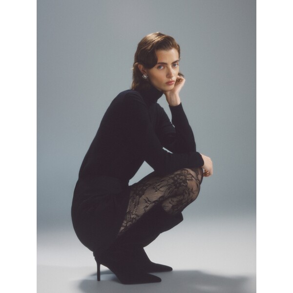 Reserved Spódnico-szorty z kokardkami 343GF-99X