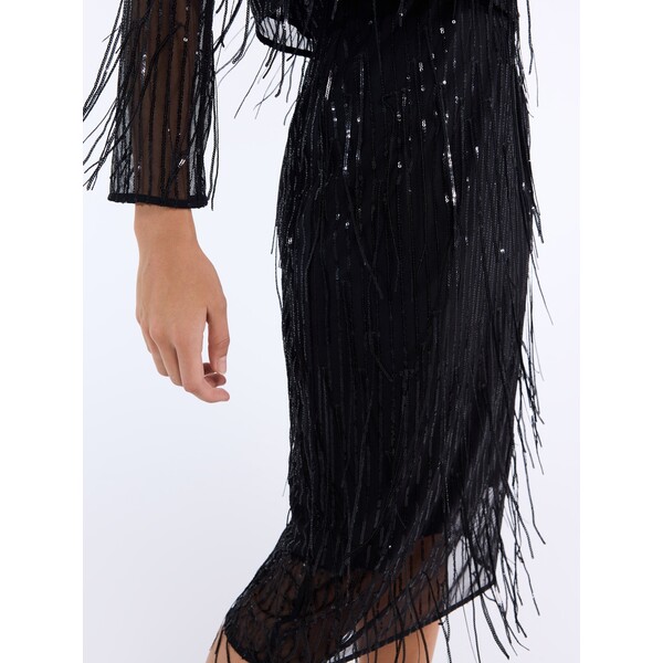 Mohito Spódnica midi z frędzlami 119HV-99X