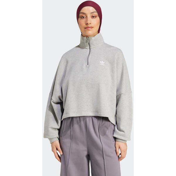 Szary - adidas Originals Essentials 100% Cotton Sweatshirt F04-757