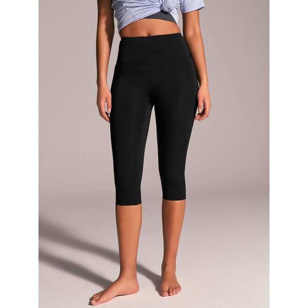 Next Czarny - Legginsy capri Active Power AE6-290