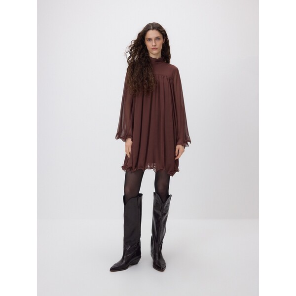 Reserved Szyfonowa sukienka mini 129GP-89X