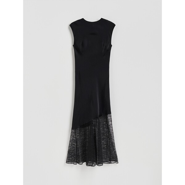 Reserved Sukienka midi z koronką 460IM-99X