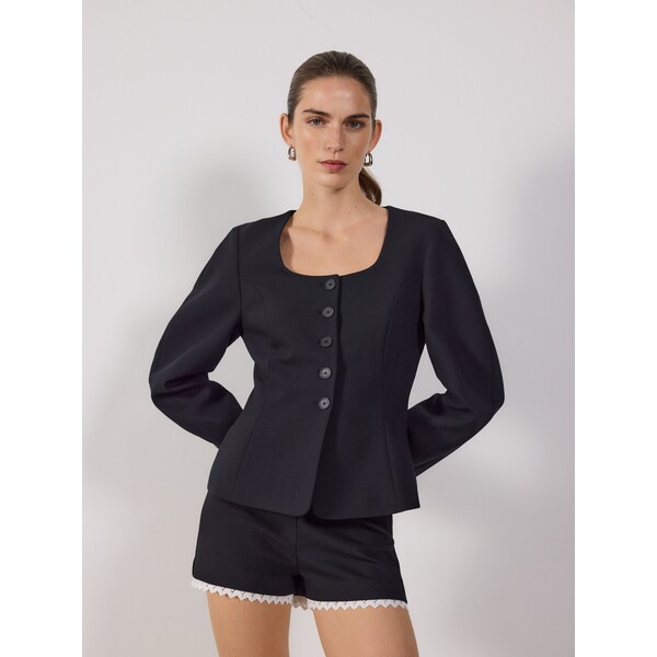 Reserved Szorty z ozdobną wstawką 899HU-99X