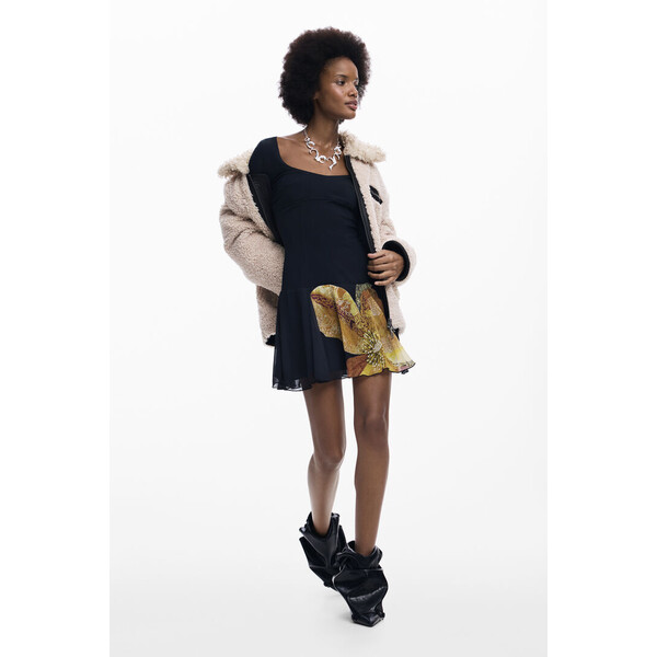 Desigual Obcisła sukienka orchidea 26SWVWXI2000