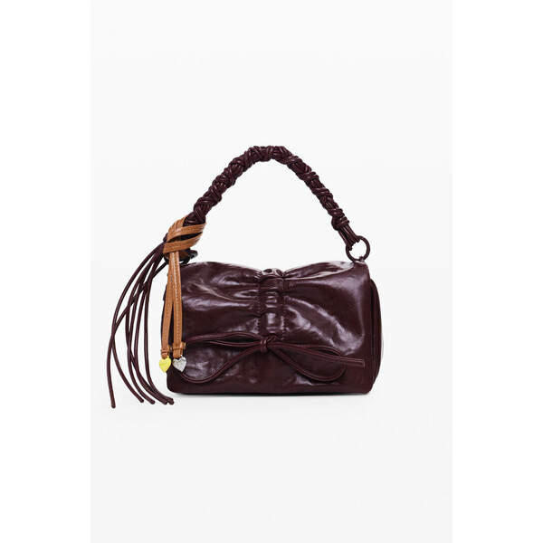 Desigual Mała błyszcząca torebka z kokardą 26SAXP913032U