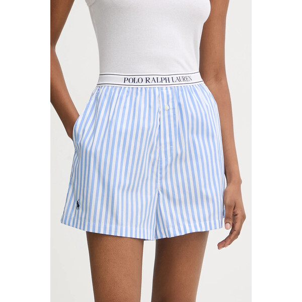 Polo Ralph Lauren szorty piżamowe bawełniane 2-pack  damska kolor niebieski bawełniana 4P0717