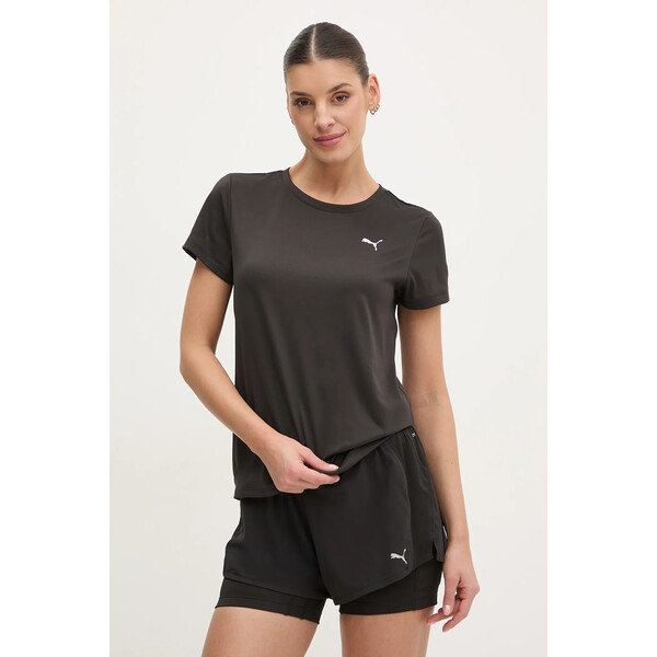 Puma t-shirt treningowy  Essential Crew  kolor czarny 527177