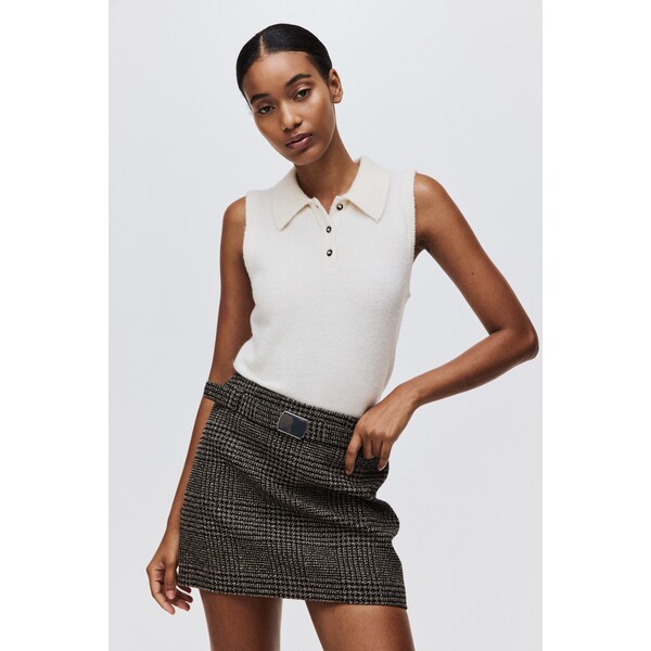 H&M Spódniczka mini z paskiem 1301483