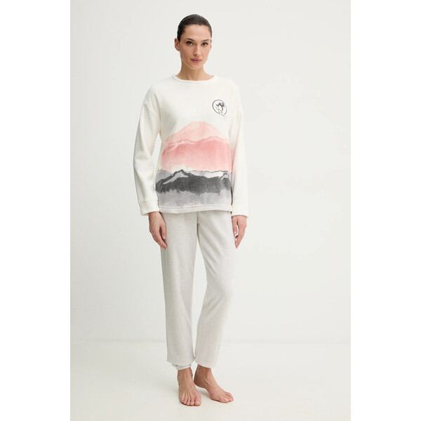 women'secret piżama  damska kolor beżowy 3132243