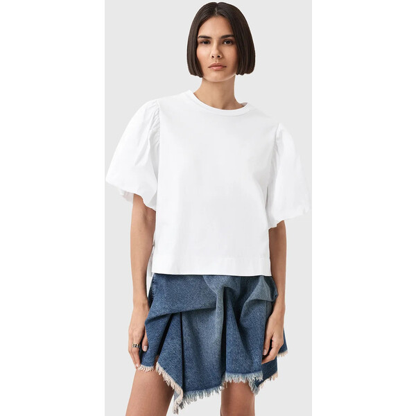 AllSaints t-shirt bawełniany JESS  damskie kolor biały W031JD