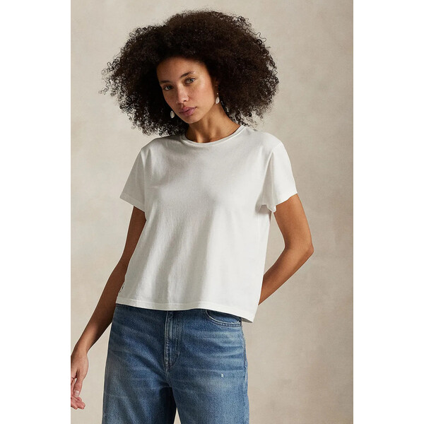 Polo Ralph Lauren t-shirt  damski kolor biały 211967102