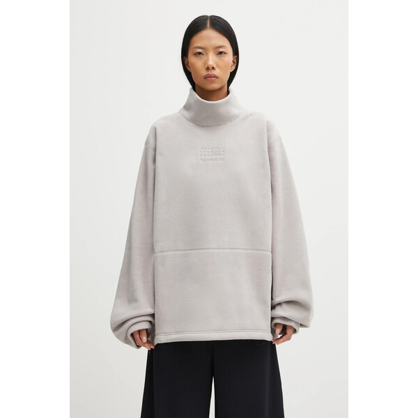 MM6 Maison Margiela x Salomon bluza polarowa  kolor szary gładka S52NH0035.M20140.858