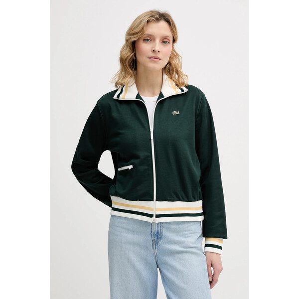 Lacoste bluza  damska kolor zielony SF5252