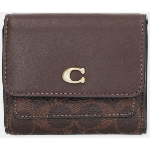 Coach portfel  damski kolor brązowy CAT56