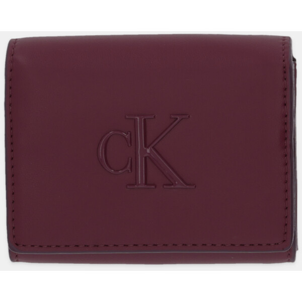 Calvin Klein portfel  damski kolor bordowy LV04F1047G