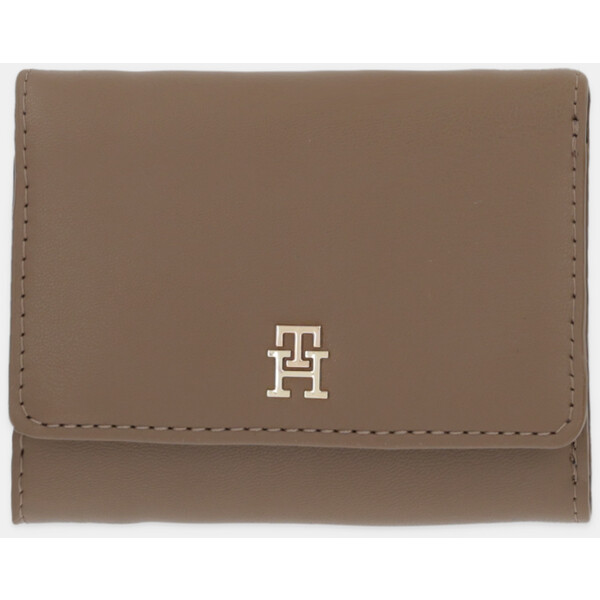 Tommy Hilfiger portfel  damski kolor beżowy AW0AW18129