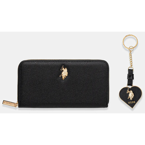 U.S. Polo Assn. portfel Box Wallet  damski kolor czarny BIU2B8997WVP