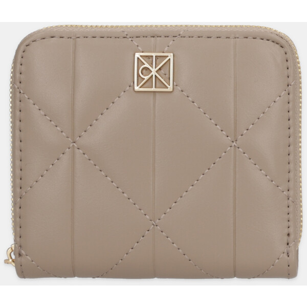 Calvin Klein portfel  damski kolor beżowy LV04F1121G