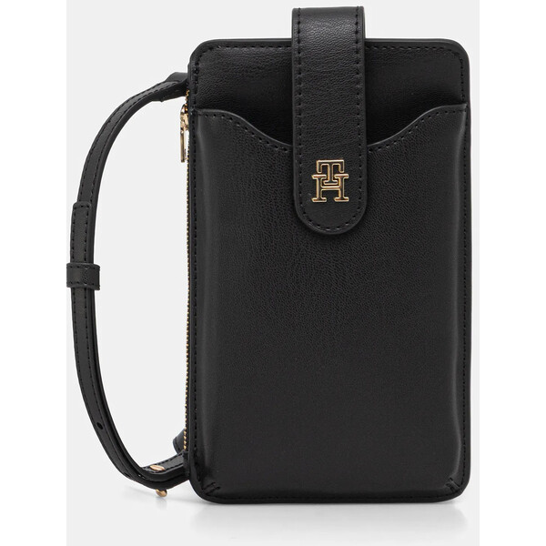 Tommy Hilfiger portfel  damski kolor czarny AW0AW18137
