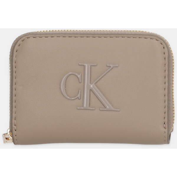 Calvin Klein portfel  damski kolor beżowy LV04F1154G