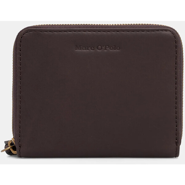 Marc O'Polo portfel skórzany  damski kolor brązowy 5000007855