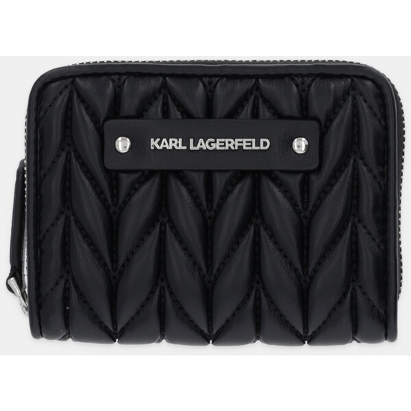 Karl Lagerfeld portfel K/WEAVE  damski kolor czarny B1W32030