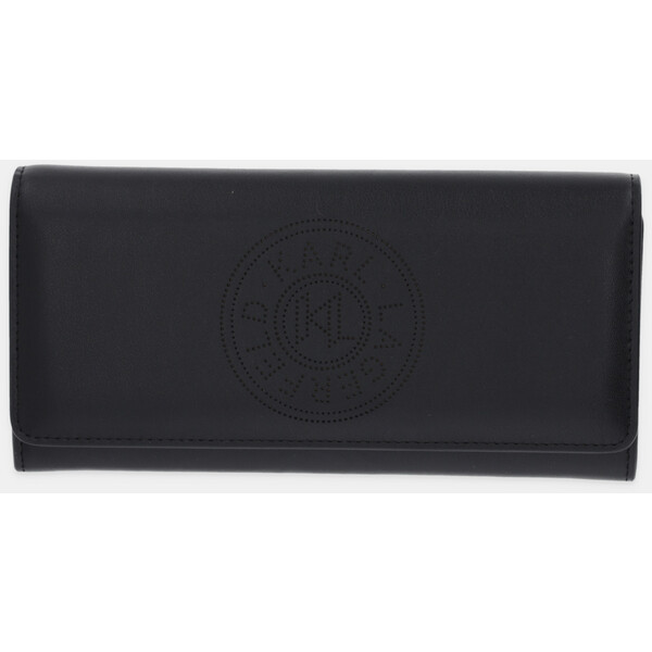 Karl Lagerfeld portfel K/CIRCLE  damski kolor czarny B1W32029