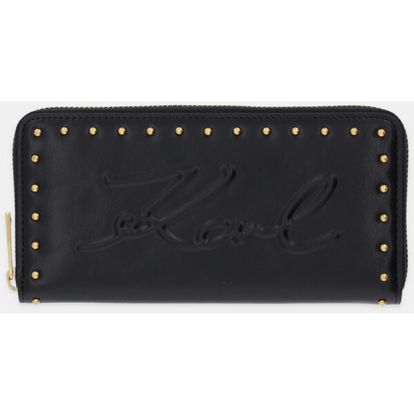 Karl Lagerfeld portfel K/VILLE  damski kolor czarny B1W32074