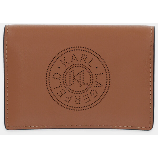 Karl Lagerfeld portfel skórzany K/CIRCLE  damski kolor brązowy B1W32028