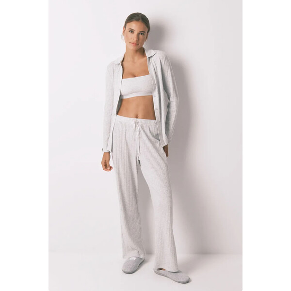women'secret piżama  damska kolor szary 4752530