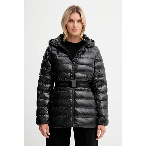 Calvin Klein kurtka  kolor czarny zimowa LV044D542G