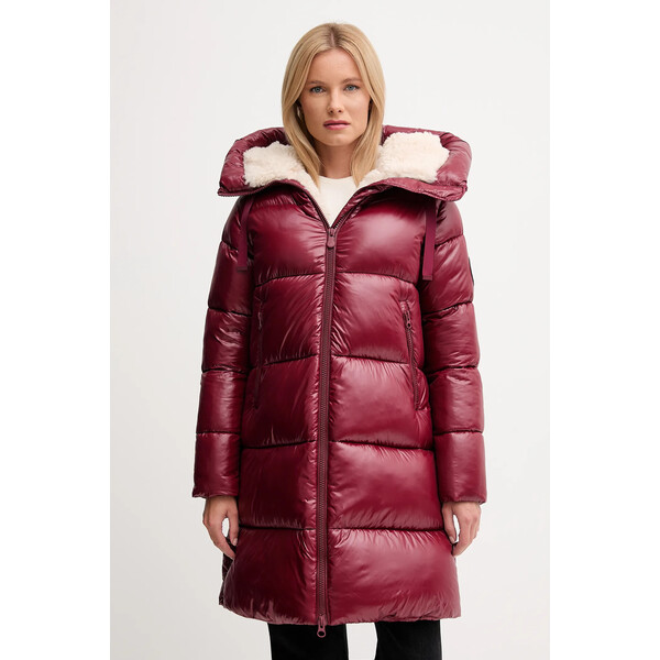 Save The Duck kurtka BELLA  kolor bordowy zimowa D42414W.LOVE21