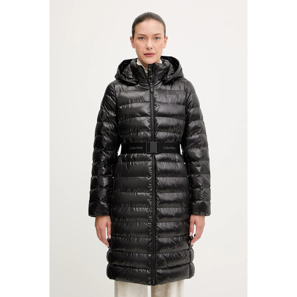 Calvin Klein kurtka  kolor czarny zimowa LV044D543G