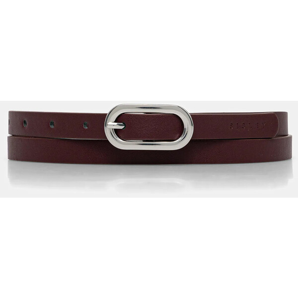 Sisley pasek  damski kolor bordowy 6QBBWL022