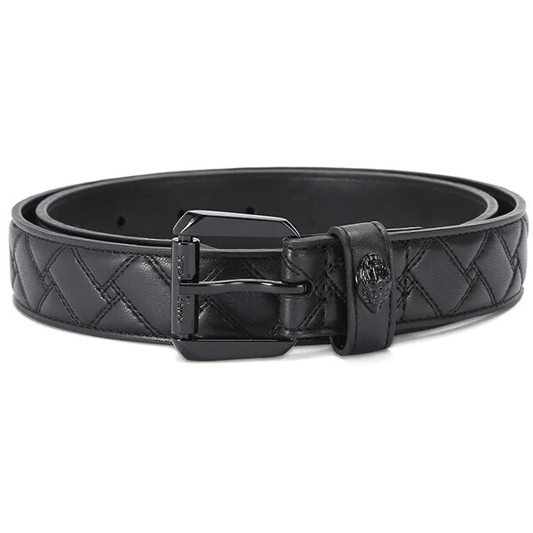 Kurt Geiger London pasek skórzany Kensington  damski kolor czarny 5256109109