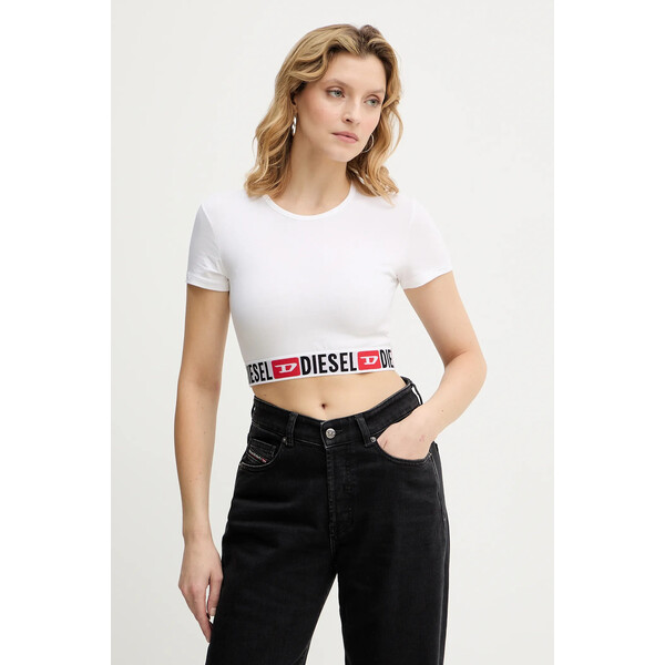 Diesel t-shirt IRMA-D-CORE  damski kolor beżowy A18273.0NJAP