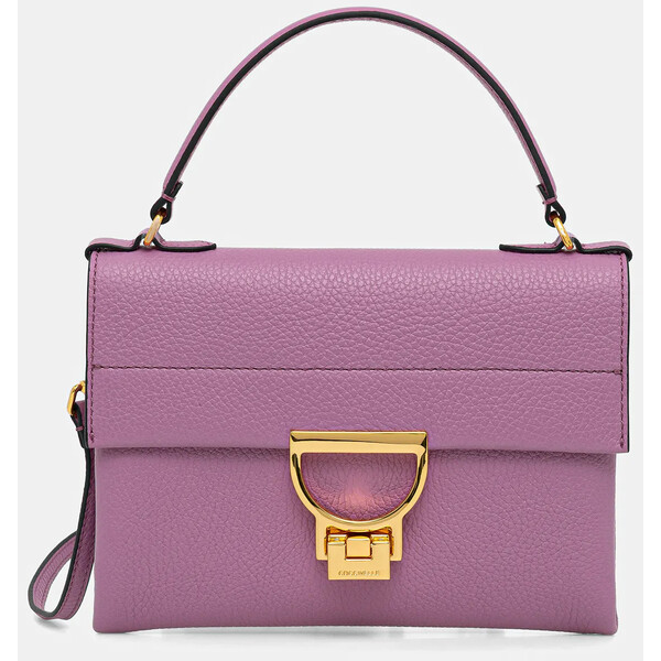 Coccinelle torebka skórzana Arlettis  kolor fioletowy E1 MD5 19 03 01