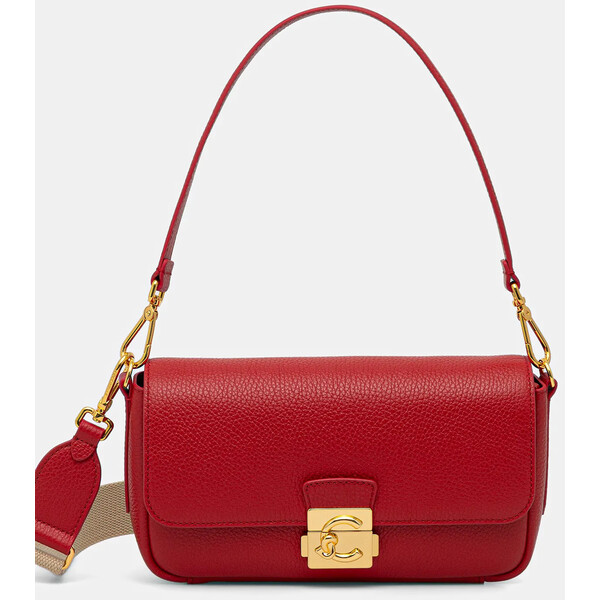 Coccinelle torebka skórzana C-ME LOCK  kolor czerwony E1 U4K 12 02 01