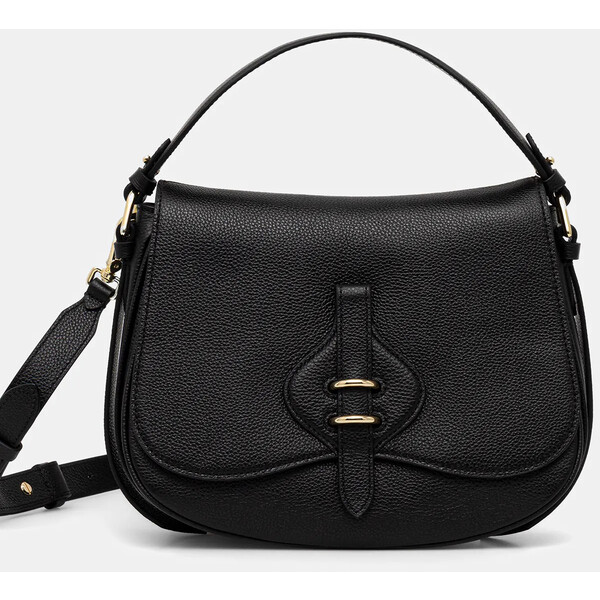 Coccinelle torebka skórzana MAVERY  kolor czarny E1 U7F 18 01 01