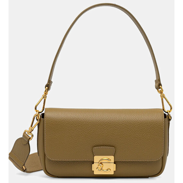 Coccinelle torebka skórzana C-ME LOCK  kolor zielony E1 U4K 12 02 01