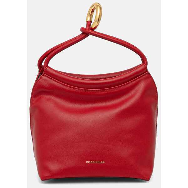 Coccinelle torebka skórzana FINN POUCH  kolor czerwony E1 UAA 58 01 01