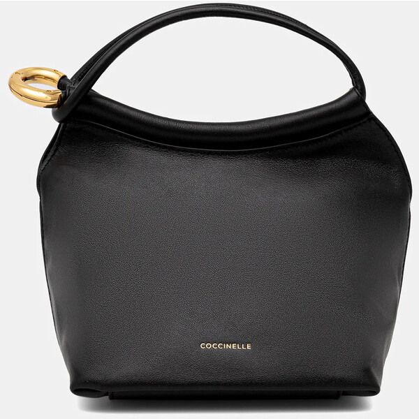 Coccinelle torebka skórzana FINN POUCH  kolor czarny E1 UAA 58 01 01